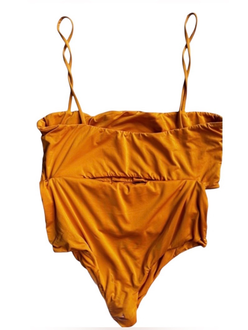 Vibrant Orange MAI Bikini Set- Sz Small